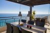 Lejlighed i Torrox Costa - Penthouse Calaceite Blanco | Flugt og Havudsigt i 180° nær Nerja