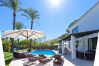 Villa i Marbella - La Corsa Marbella - Luksusvilla, 5 soverum/bad, privat pool, jacuzzi Villa i Marbella - La Corsa Marbella - Luksusvilla, 5 soverum/bad, privat pool, jacuzzi