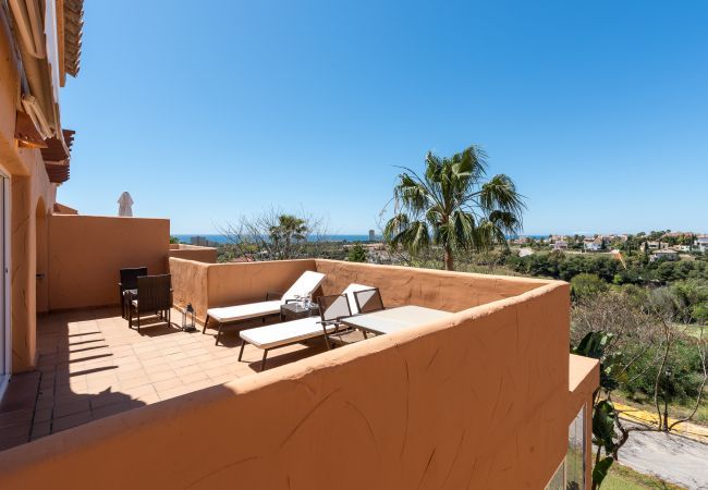 Lejlighed i Marbella - Santa Maria, Marbella - Eksklusiv 2 plans Penthouse, Havudsigt Lejlighed i Marbella - Santa Maria, Marbella - Eksklusiv 2 plans Penthouse, Havudsigt