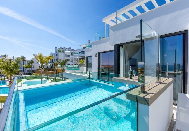 Lejlighed i Mijas Costa - Santa Barbara Heights II CLC - Luksus, egen terrasse pool, havudsigt Lejlighed i Mijas Costa - Santa Barbara Heights II CLC - Luksus, egen terrasse pool, havudsigt