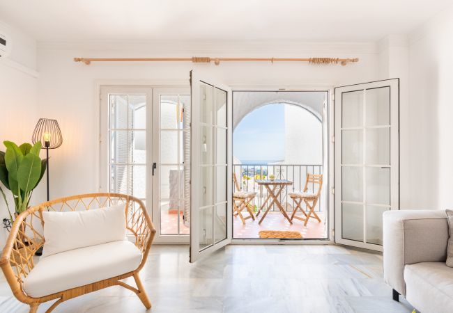 Byhus i Benalmádena - Casa de la Buena Vida | Byhus med havudsigt og 3 soveværelser