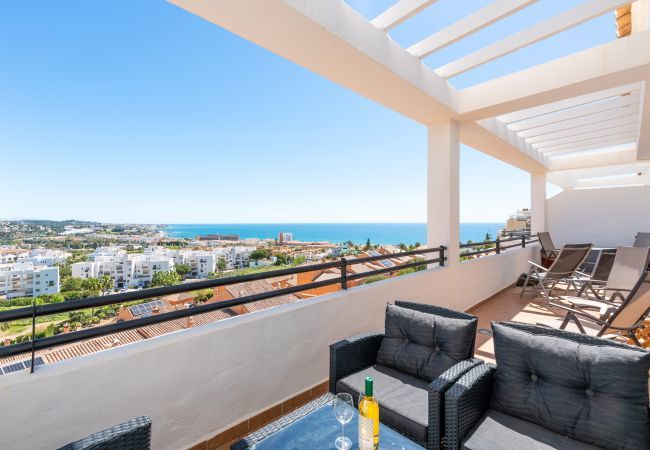 Lejlighed i La Cala de Mijas - Penthouse La Cala |  Byder på 2 terraser og spektakulær udsigt