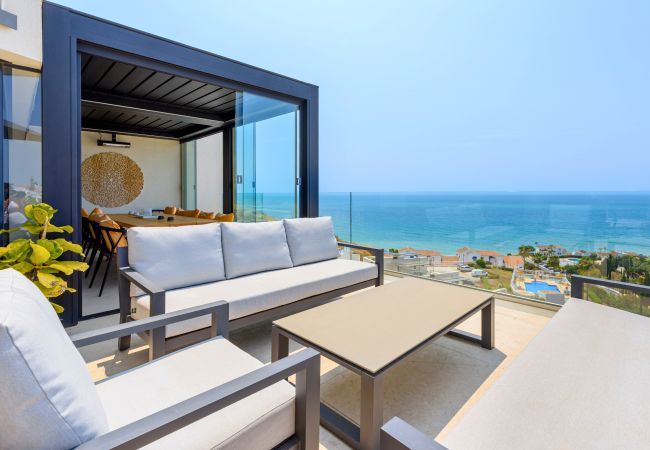 Villa i Torrox Costa - Penthouse Mirador  5 bedroom luxury view Villa i Torrox Costa - Penthouse Mirador  5 bedroom luxury view