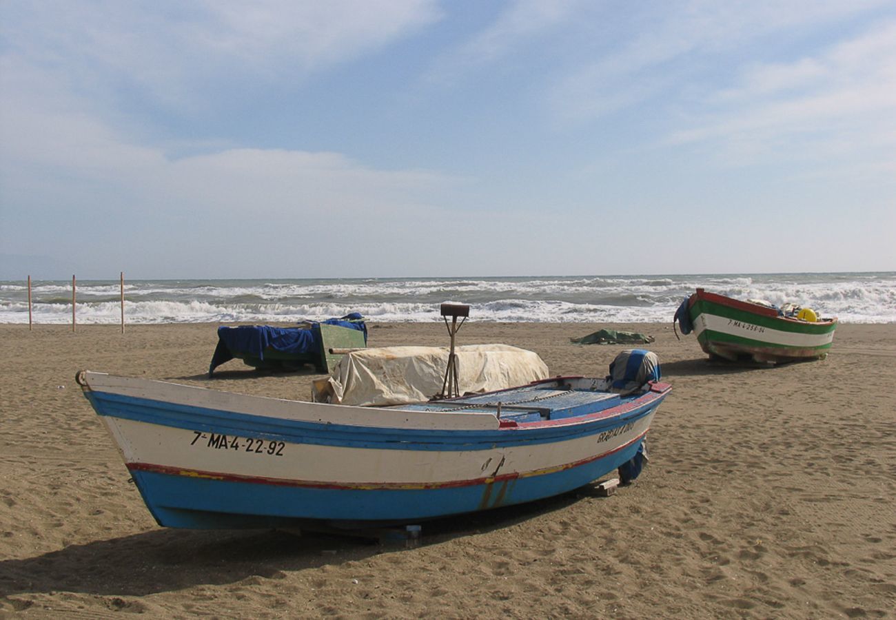 Lejlighed i Torremolinos - Carihuela - Lejlighed i 1. række til vandet i Torremolinos