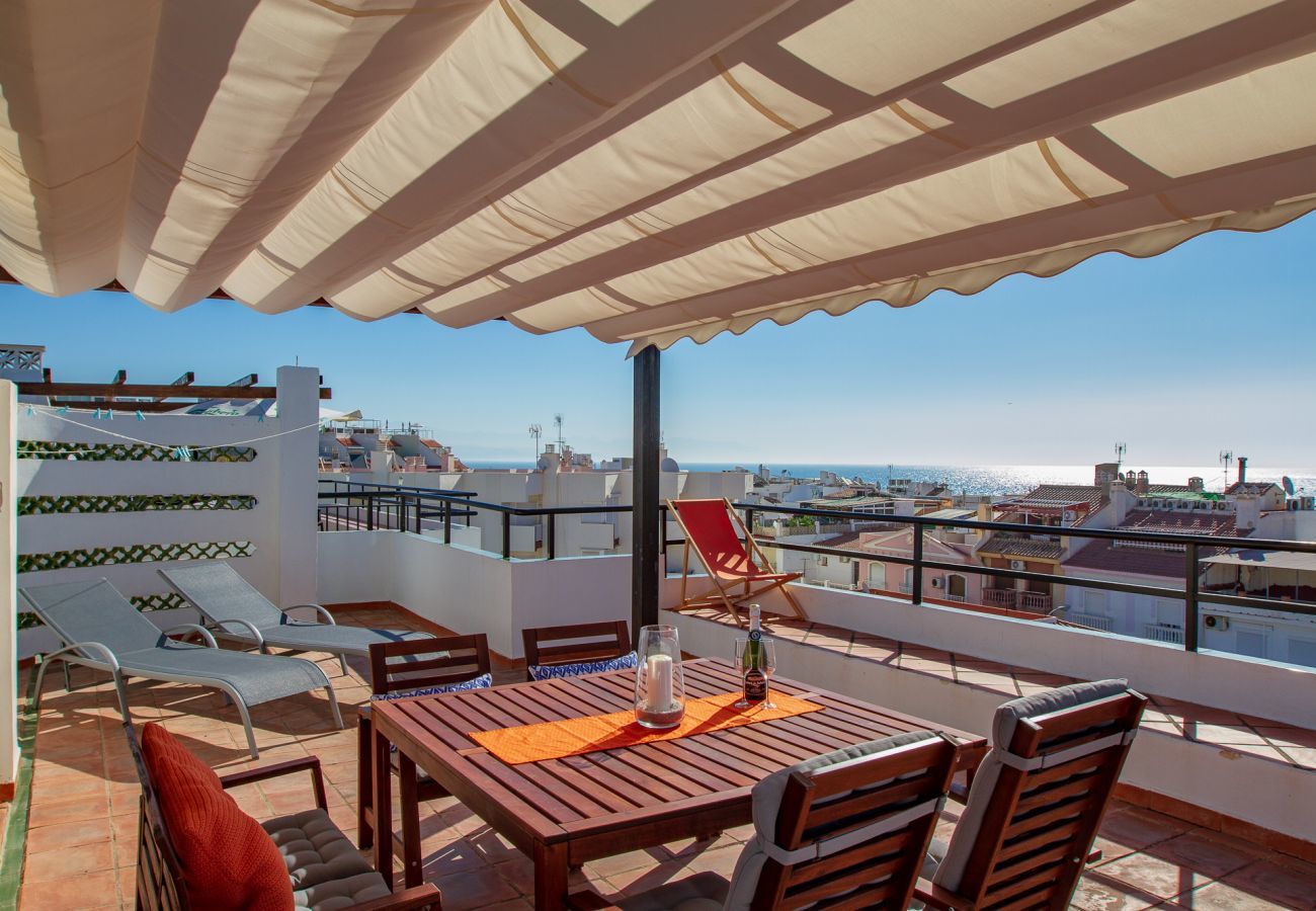 Lejlighed i Torremolinos - Silvia - Tagterrasse, havudsigt, strandlejlighed, perfekt beliggenhed