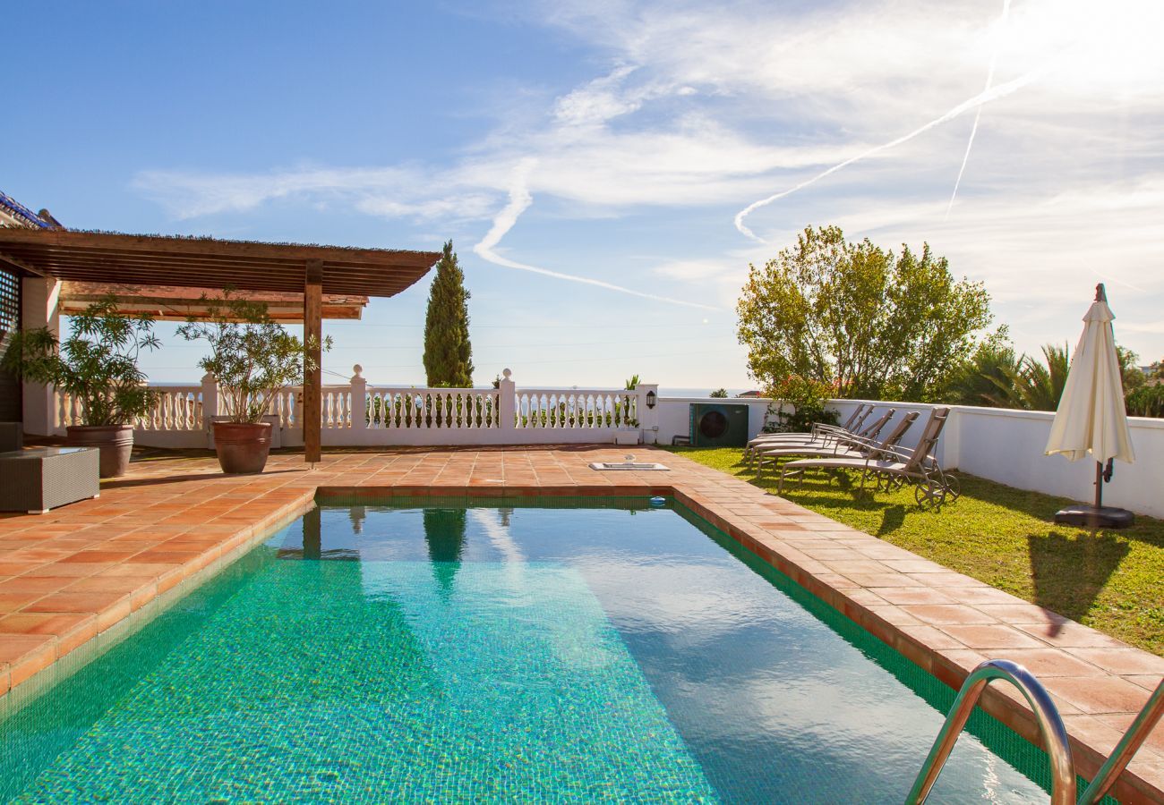 Villa i Benalmádena - Villa Diann - Stor Privat Pool Villa med havudsigt nær Malaga