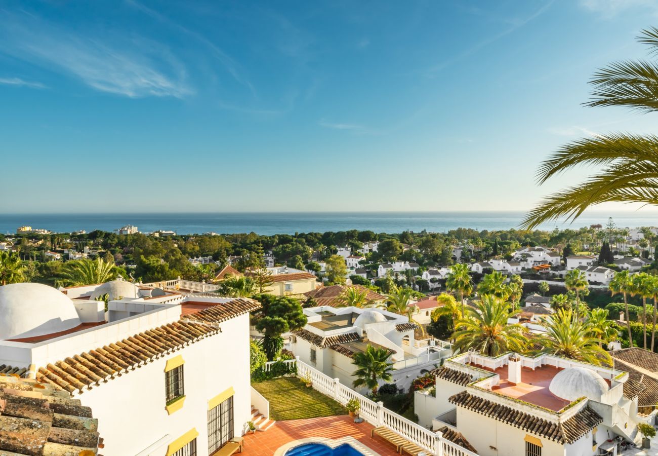 Villa i Mijas Costa - Villa Panorama, Mijas Costa - 4 soveværelser og egen pool