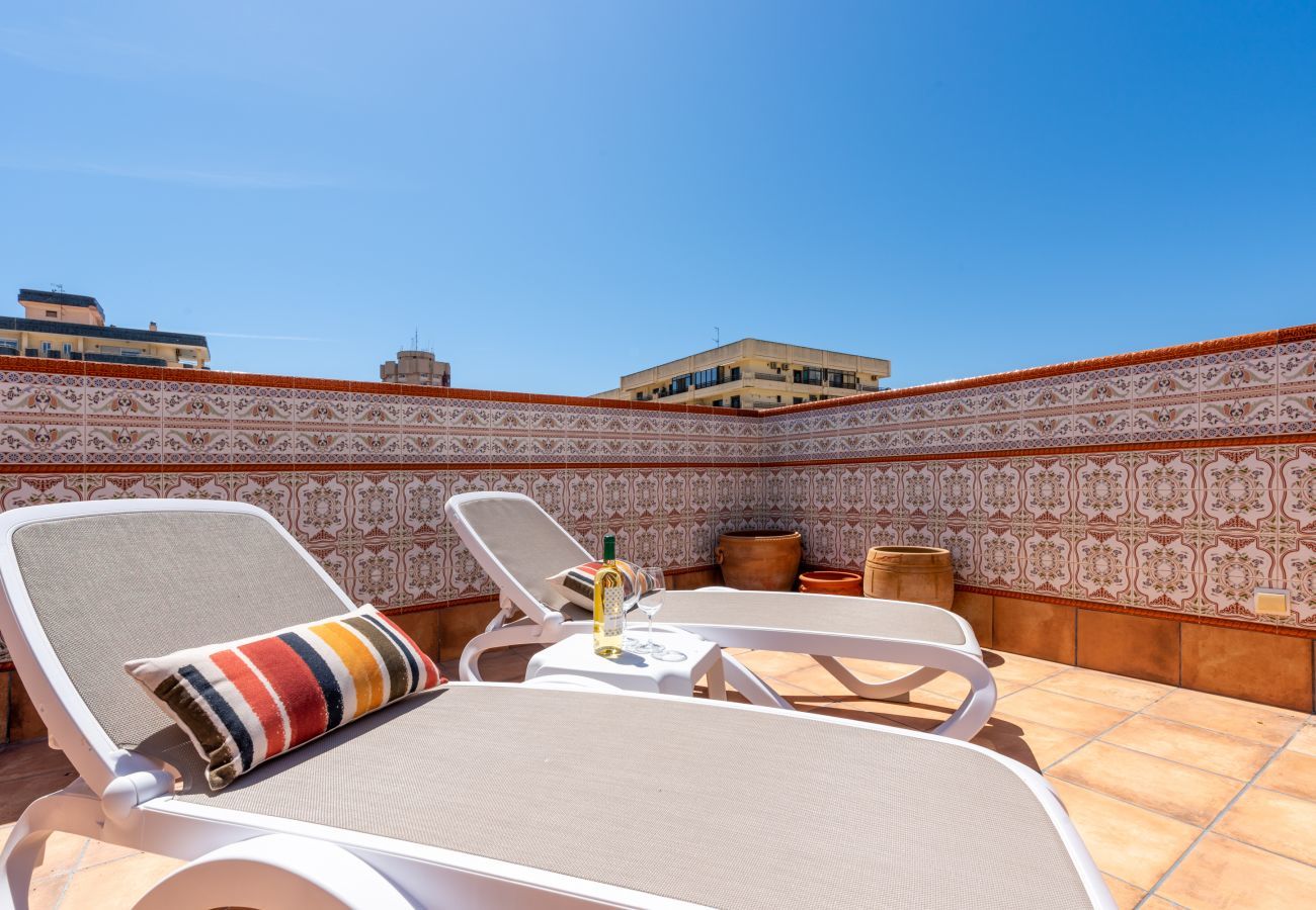 Lejlighed i Fuengirola - Atico Prada | 3 bedroom penthouse in the heart of Fuengirola