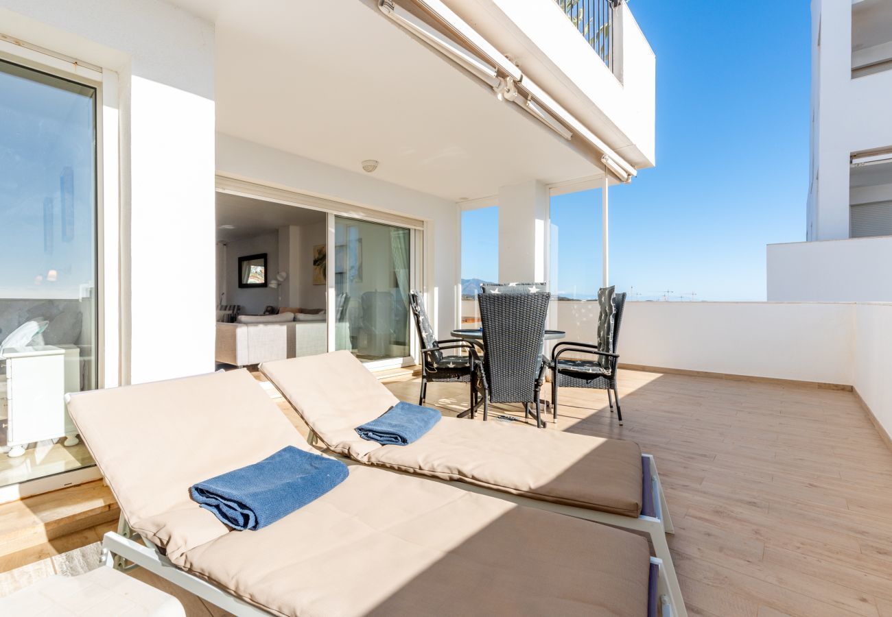 Lejlighed i Mijas Costa - Miraflores Garden Golf | 3 bedroom apartment with Golf & Sea View