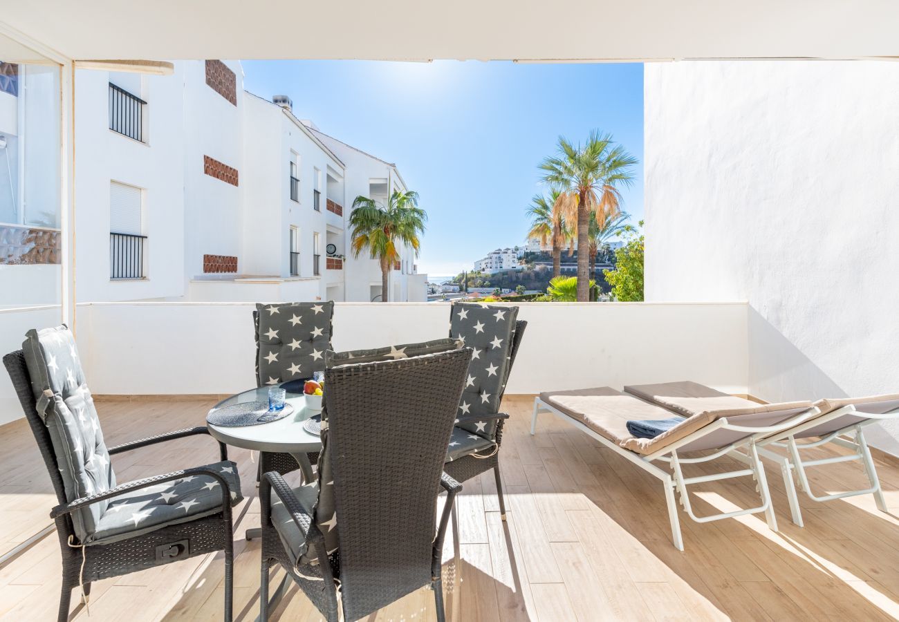 Lejlighed i Mijas Costa - Miraflores Garden Golf | 3 bedroom apartment with Golf & Sea View