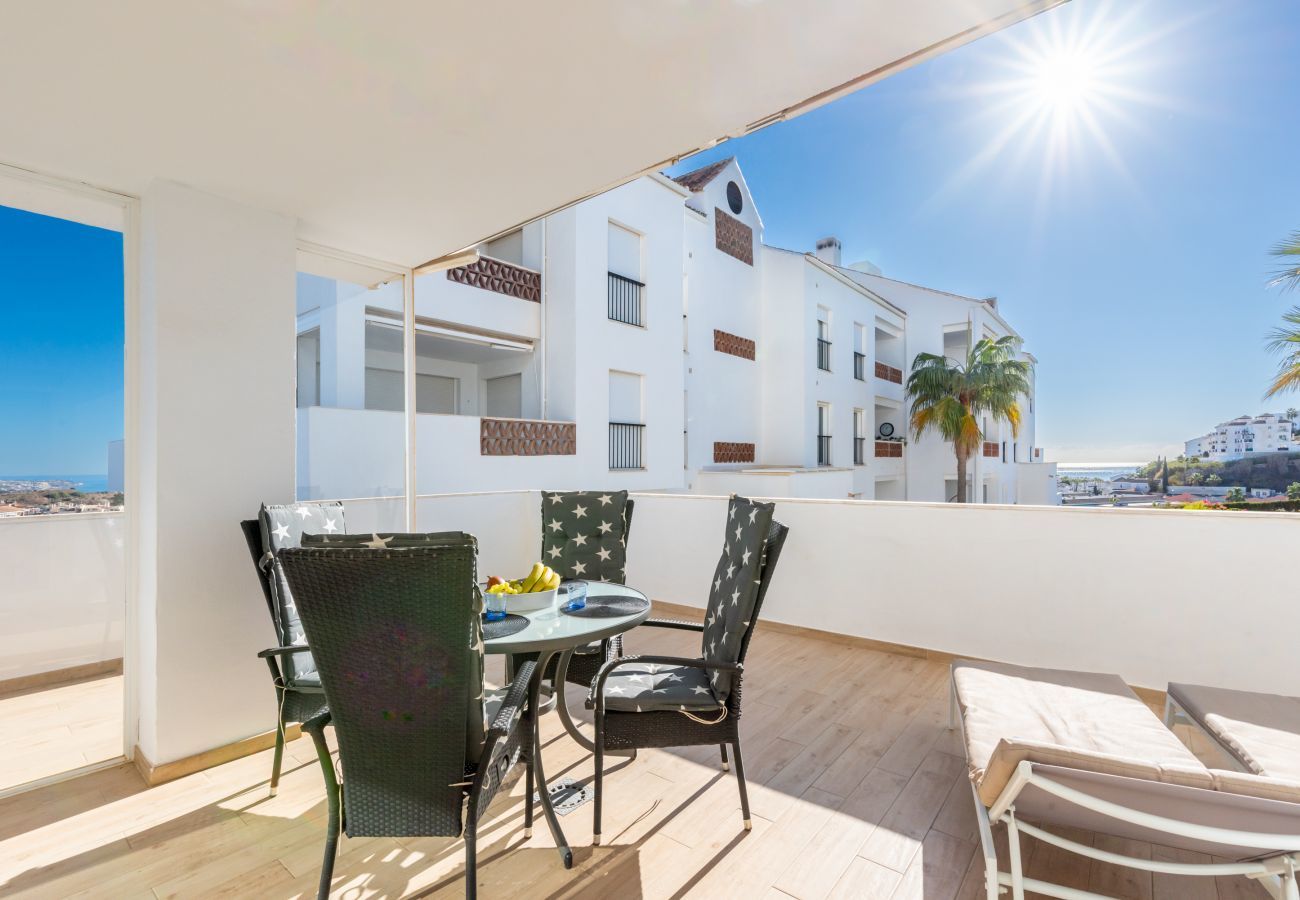 Lejlighed i Mijas Costa - Miraflores Garden Golf | 3 bedroom apartment with Golf & Sea View