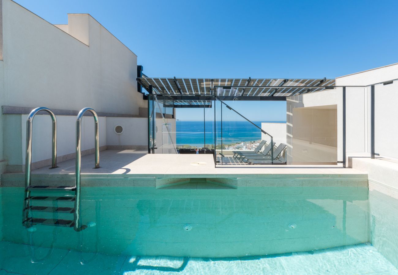 Lejlighed i Torrox Costa - Mirador 4 bedroom private pool and elevator