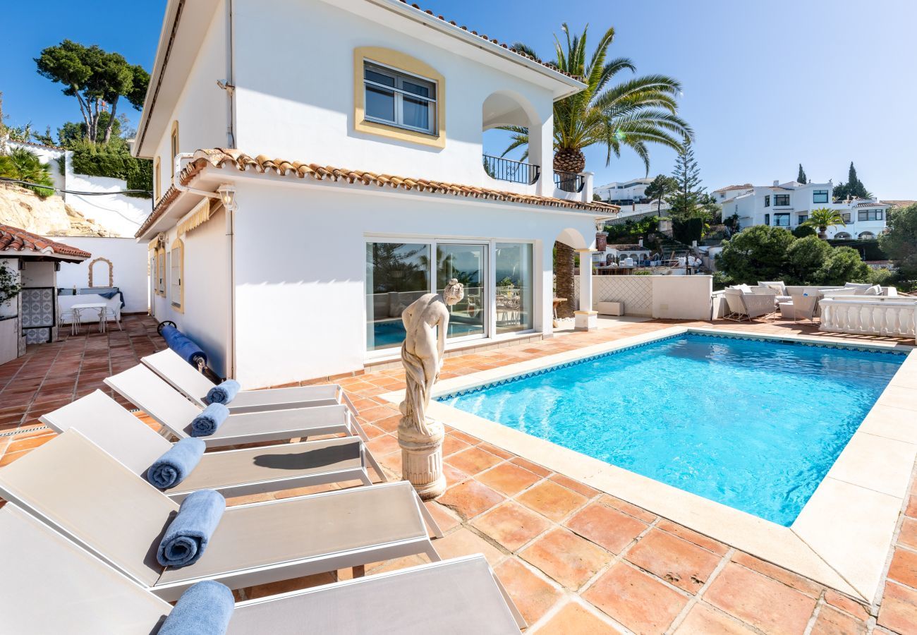 Villa i La Cala de Mijas - Villa Salamanca Lemac | Villa med havudsigt og privat pool i La Cala de Mijas