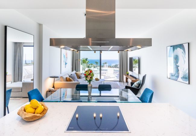 Apartamento en Mijas Costa - Santa Barbara Heights II CLC - Lujo, piscina de terraza, vista del mar Apartamento en Mijas Costa - Santa Barbara Heights II CLC - Lujo, piscina de terraza, vista del mar