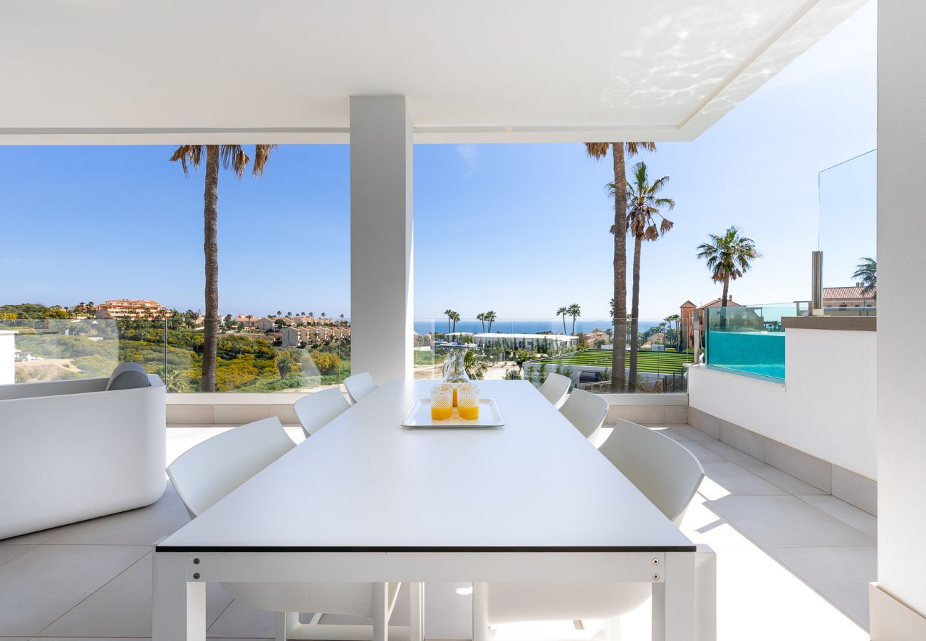 Apartamento en Mijas Costa - Santa Barbara Heights CLC - lujo, piscina privada, vista del mar