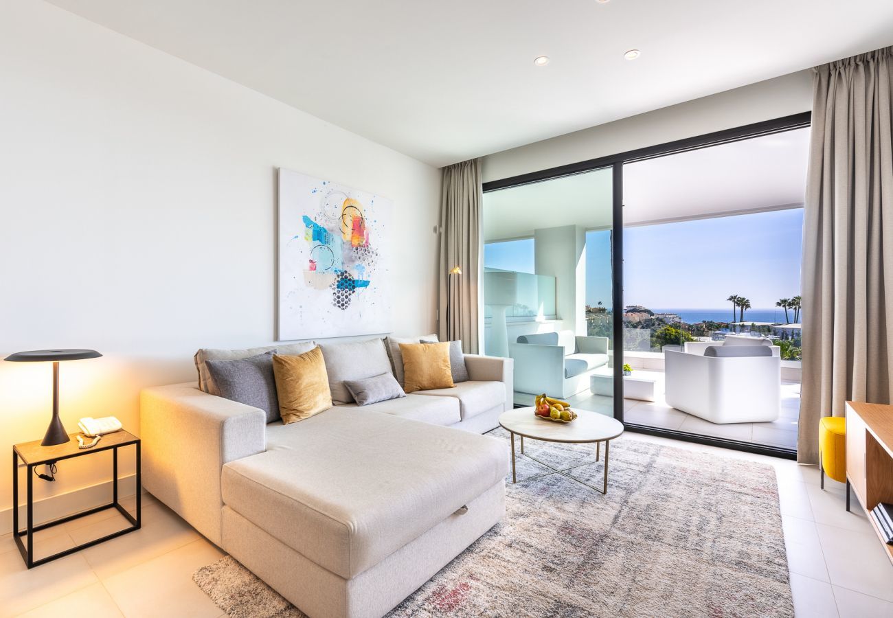 Apartamento en Mijas Costa - Santa Barbara Heights CLC - lujo, piscina privada, vista del mar