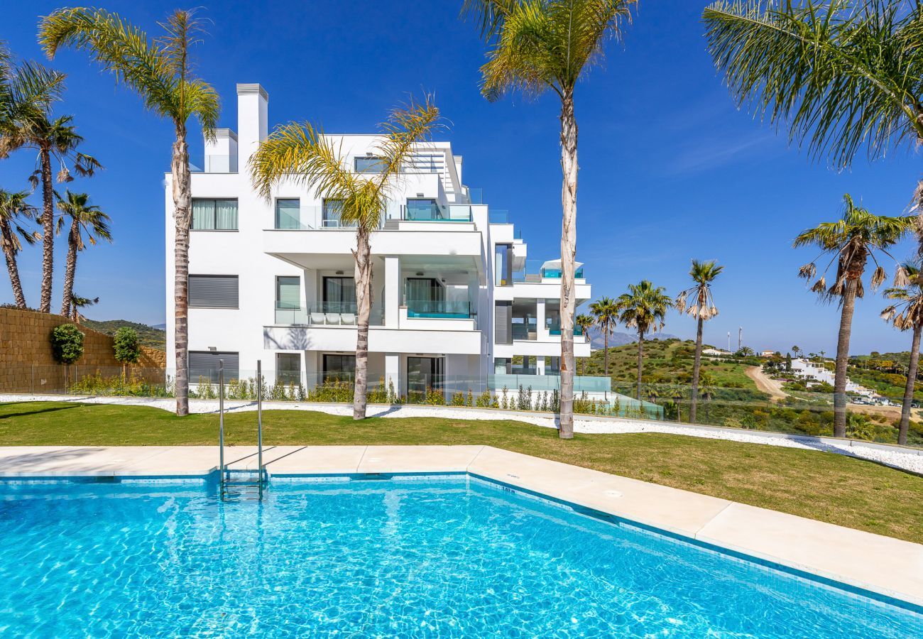 Apartamento en Mijas Costa - Santa Barbara Heights CLC - lujo, piscina privada, vista del mar