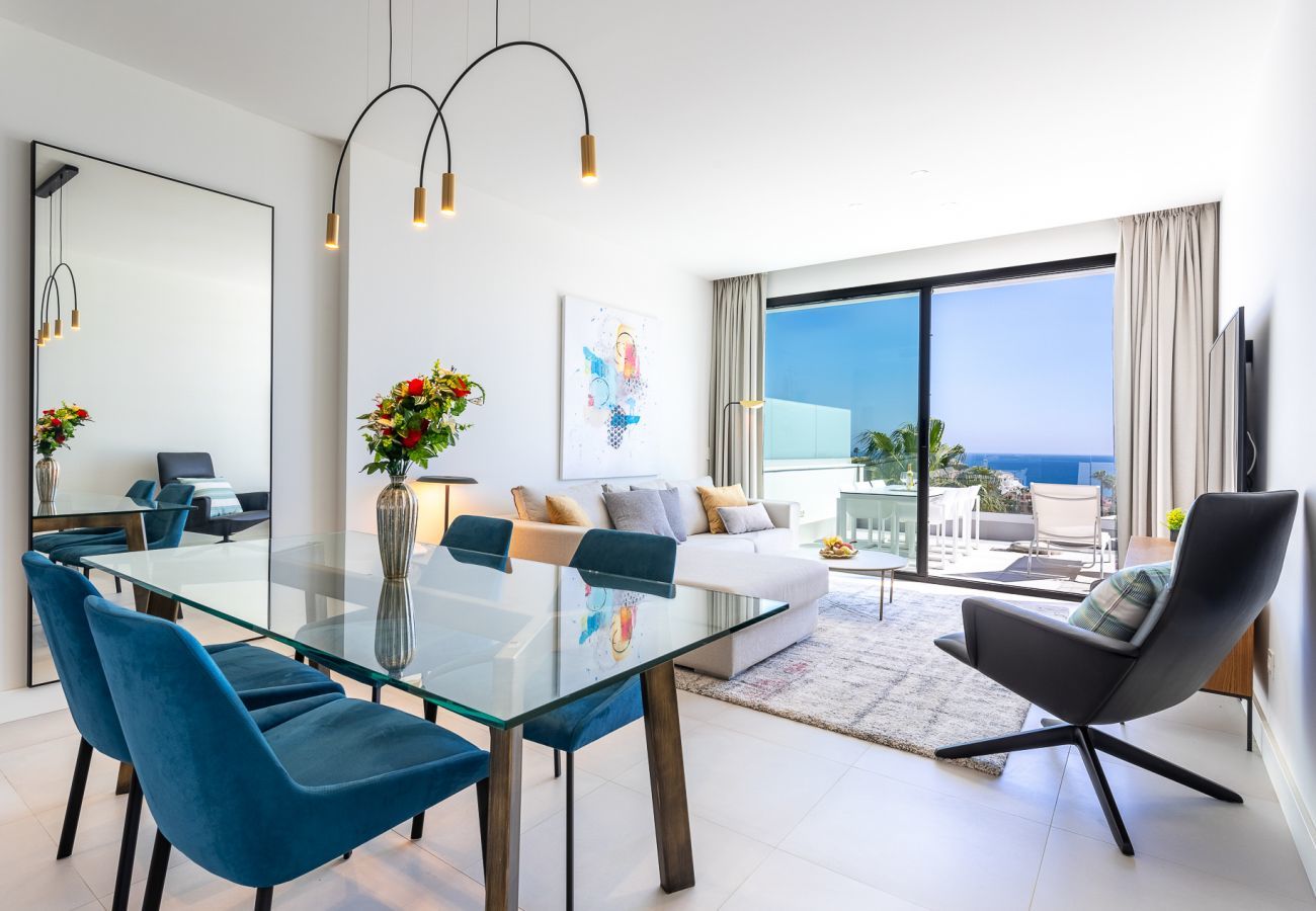 Apartamento en Mijas Costa - Santa Barbara Heights II CLC - Lujo, piscina de terraza, vista del mar