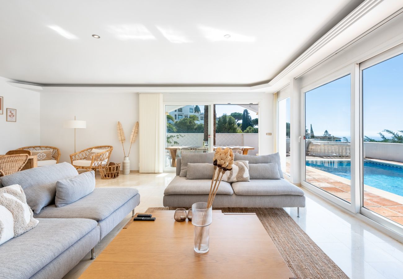Villa en La Cala de Mijas - Villa Salamanca Lemac | Villa con vistas al mar y piscina privada en La Cala de Mijas