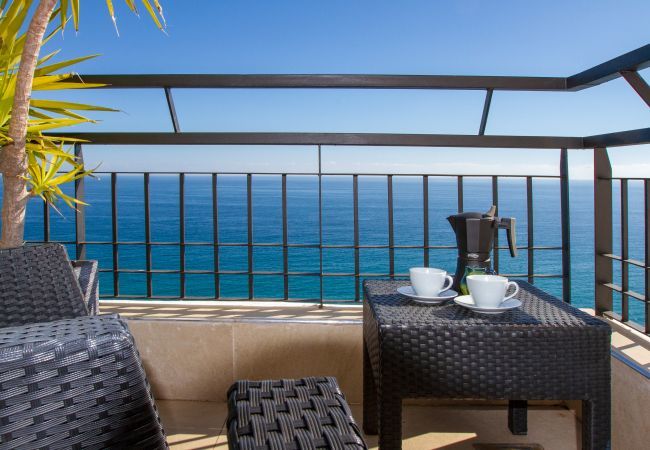 Apartment in Torrox Costa - Penthouse Calaceite Blanco | Escape with 180° Sea Views near Nerja Apartment in Torrox Costa - Penthouse Calaceite Blanco | Escape with 180° Sea Views near Nerja