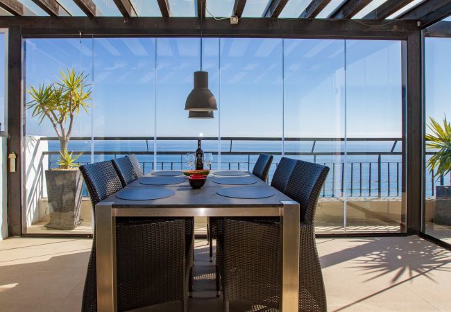Apartment in Torrox Costa - Penthouse Calaceite Blanco | Escape with 180° Sea Views near Nerja Apartment in Torrox Costa - Penthouse Calaceite Blanco | Escape with 180° Sea Views near Nerja
