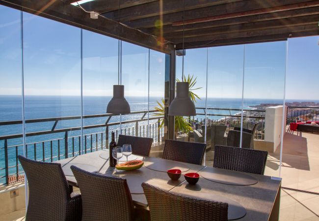 Apartment in Torrox Costa - Penthouse Calaceite Blanco | Escape with 180° Sea Views near Nerja Apartment in Torrox Costa - Penthouse Calaceite Blanco | Escape with 180° Sea Views near Nerja