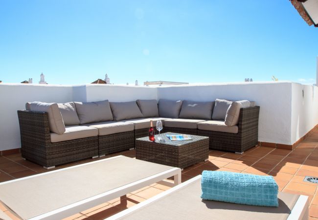 Apartment in Estepona - Golf Hills Marbella - Beautiful decorated incl. lounge terrace Apartment in Estepona - Golf Hills Marbella - Beautiful decorated incl. lounge terrace