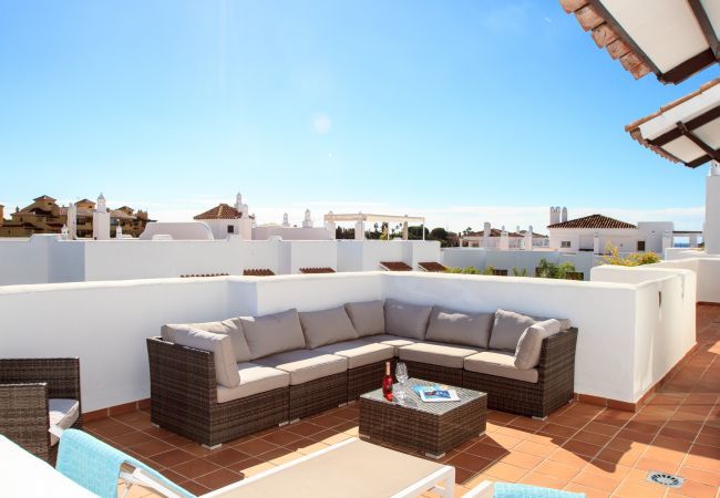 Apartment in Estepona - Golf Hills Marbella - Beautiful decorated incl. lounge terrace Apartment in Estepona - Golf Hills Marbella - Beautiful decorated incl. lounge terrace