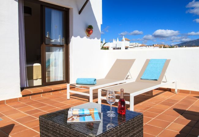 Apartment in Estepona - Golf Hills Marbella - Beautiful decorated incl. lounge terrace Apartment in Estepona - Golf Hills Marbella - Beautiful decorated incl. lounge terrace