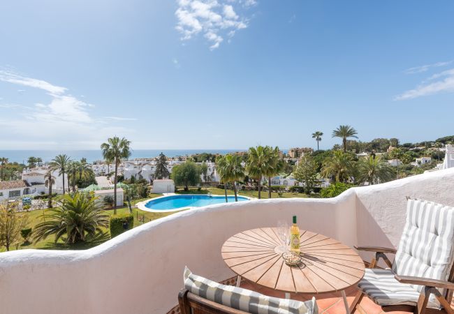 Apartment in Mijas Costa - Jardines de Calahonda IX | 3 Bedroom stunning Sea View Apartment with Terrace & Pool