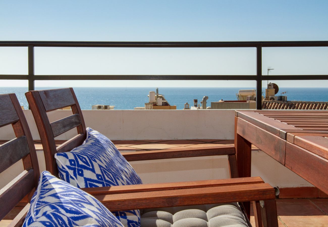 Apartment in Torremolinos - Silvia - Rooftop terrace, sea view, beach apartment, perfect location