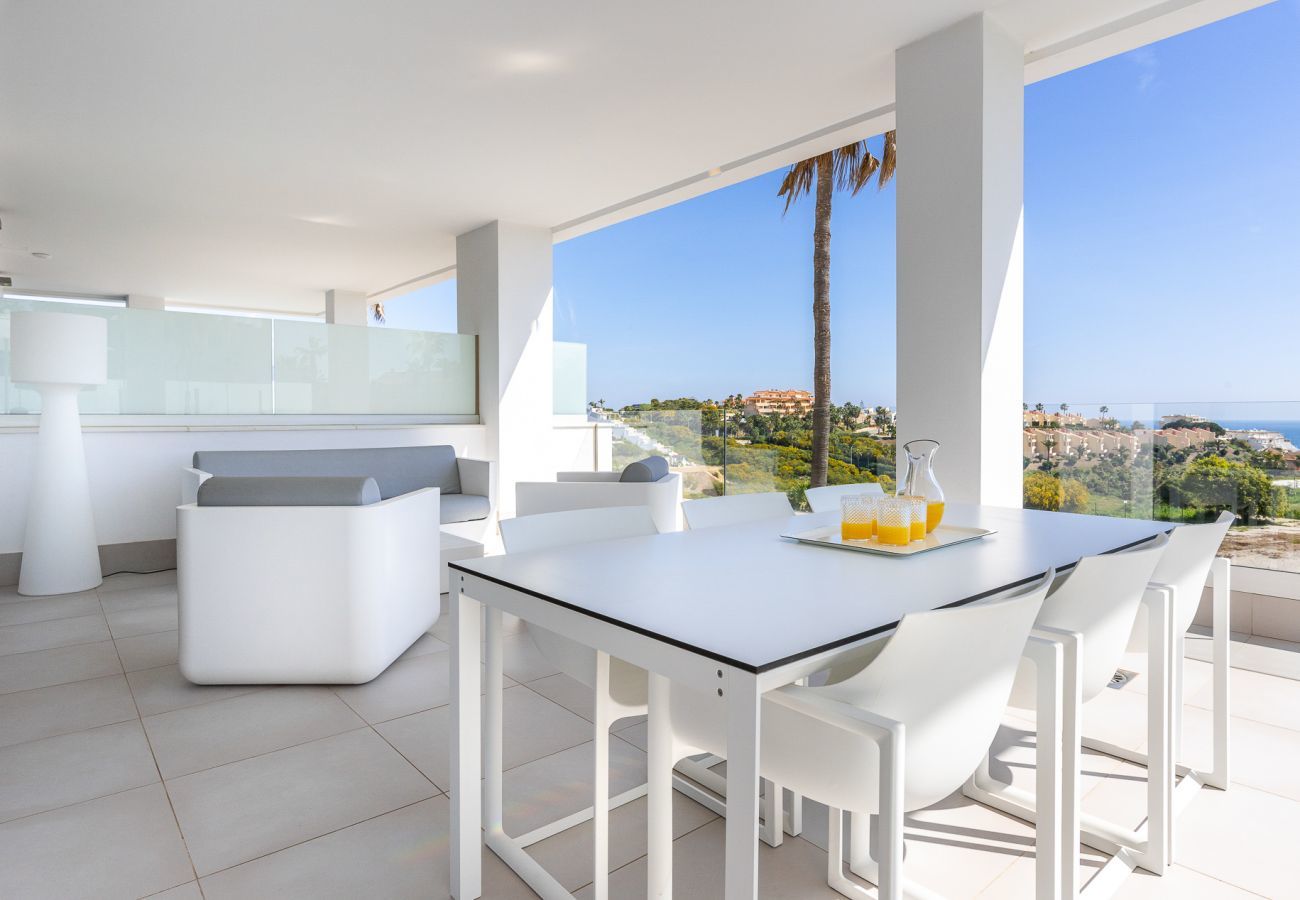 Apartment in Mijas Costa - Santa Barbara Heights CLC - Luxury, private pool on terrace, sea view