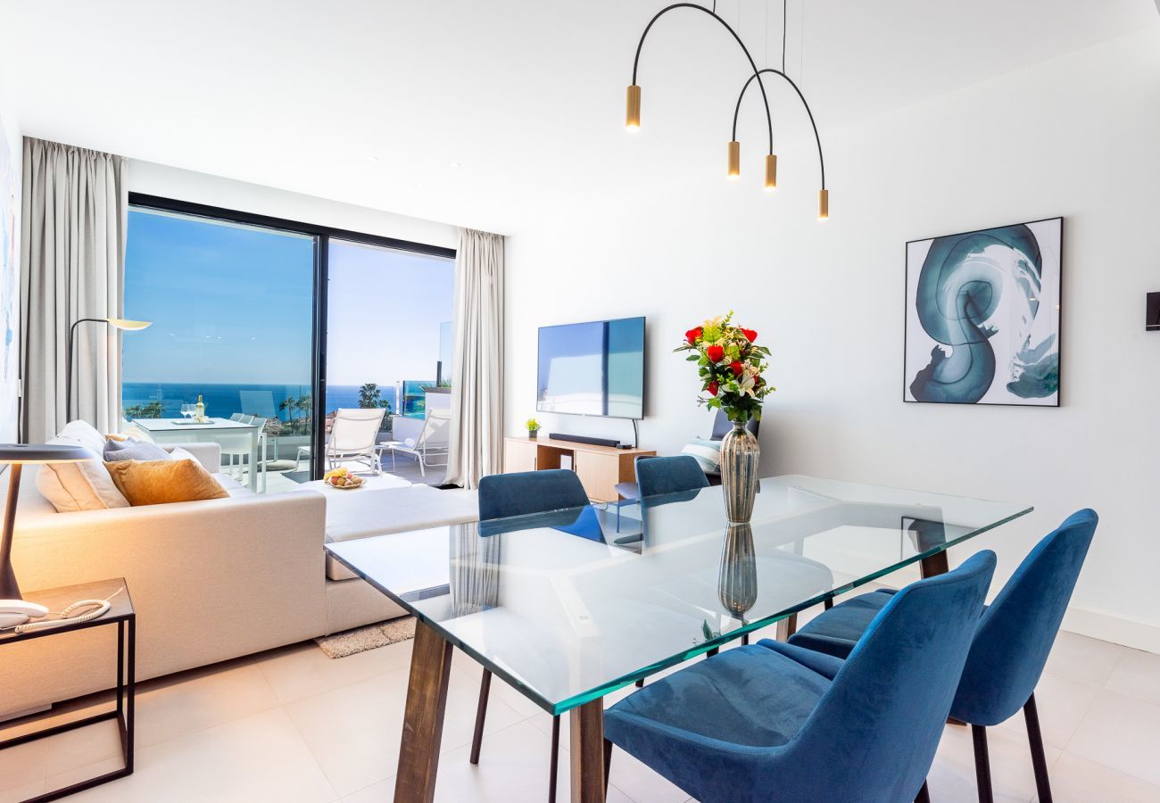 Apartment in Mijas Costa - Santa Barbara Heights II CLC - Luxury, private terrace pool, sea view