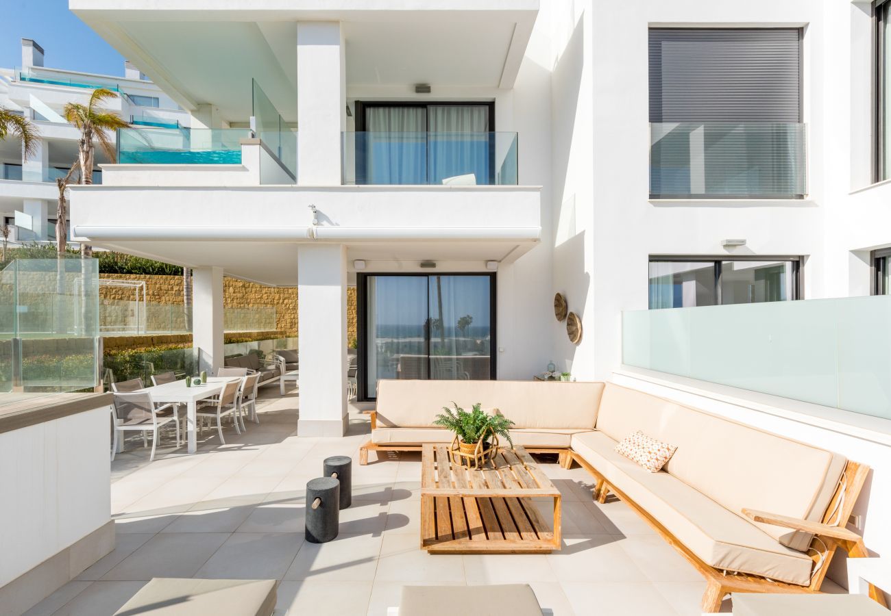 Apartment in Mijas Costa - Santa Barbara Heights III CLC - Luxury, private pool on terrace, sea view