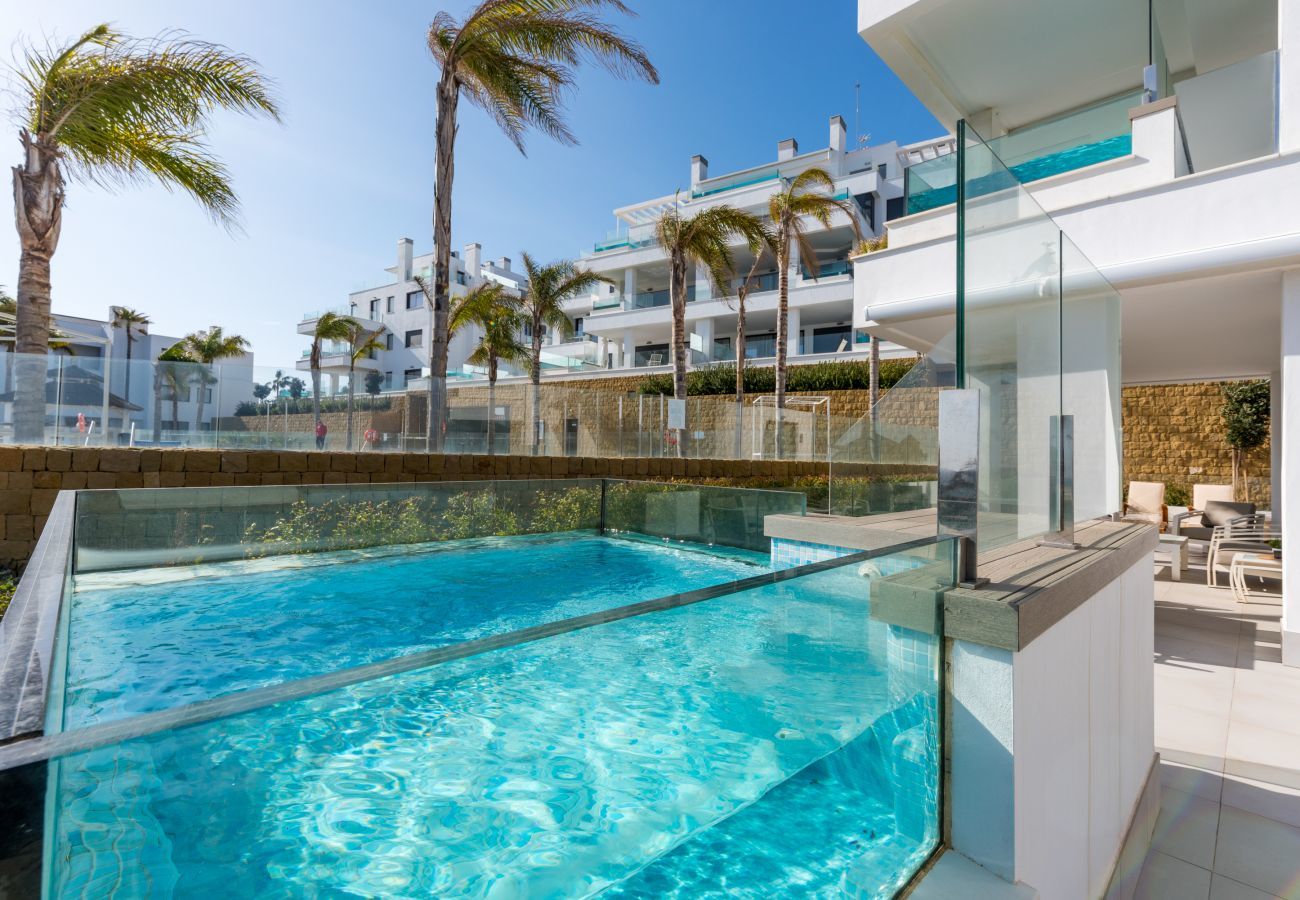 Apartment in Mijas Costa - Santa Barbara Heights III CLC - Luxury, private pool on terrace, sea view