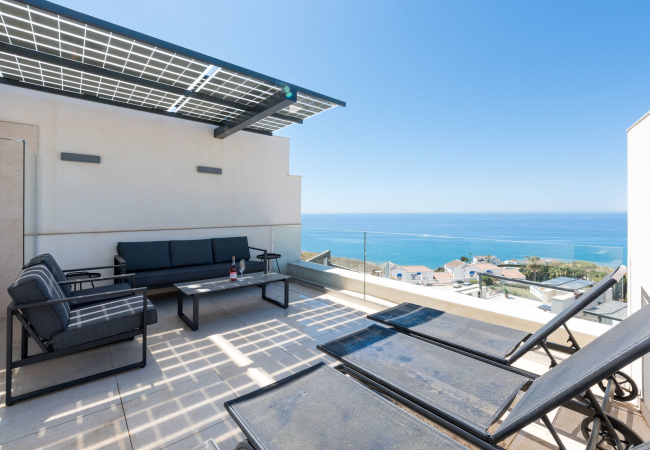 Apartment in Torrox Costa - Mirador 4 bedroom private pool and elevator